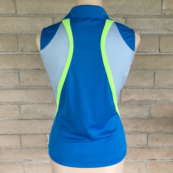 Nike Golf Fit Dry Sleeveless Polo Shirt - Picture 2 of 6